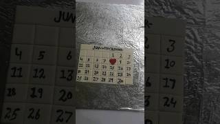 CALENDAR #cake #diy