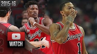 Derrick Rose \u0026 Jimmy Butler Full Highlights vs Grizzlies (2015.12.16) - 43 Pts Total