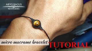 simple macrame bracelet tutorial #macramebracelet #macrametutorial