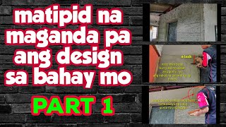 Paano pagandahin ang bahay mo sa matipid na paraan?-TABLANG SEMENTO-PART1-STEP BY STEP