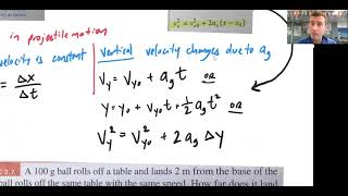 Ch 3 Notes Part 2 Projectile Motion College Physics