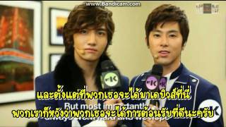 [Thaisub] MTV K SMTown at  NEW YORK - Interview with TVXQ