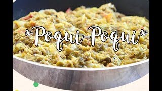 POQUI-POQUI SCRAMBLED EGGS WITH EGGPLANT EASY RECIPE|teletscooking