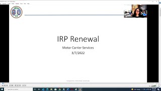 IFTA/IRP Webinar: Renewals