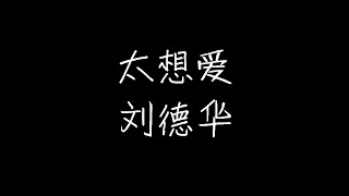 刘德华 - 太想爱 (动态歌词)