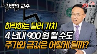 달러의 3차 하락이 시작됐다! 향후 주가와 금 값에 미치는 영향은? (주식투자, 금투자) | 김영익 교수