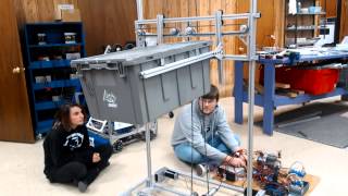 FRC team 1553 elevator prototype 1 crate