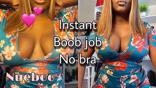 Instant Boob Job | DIY Breast Lift | Boob Tape Does it Work? Ft Nueboo