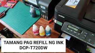 PAANO MAG REFILL NG INK SA DCP-T720DW 2022