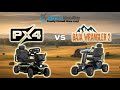 Comparing the Pride PX4 and the Baja Wrangler 2 Offroad Mobility Scooters - What's the Difference?