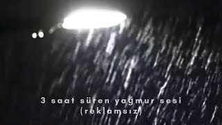 Gece Sokak Lambasına Yağan Yağmur Sesi - Meditasyon - Uyku