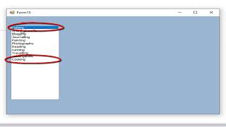 How to reorder one or more items when fill listbox from SQL database in VB.net