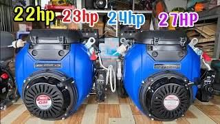 máy nổ GB 18hp, 20hp, 22hp, 23hp, 24hp, 27HP mới về 0969503779 ngày 28/11/2024