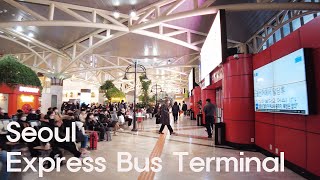 [4K] 구정 연휴 고속버스터미널의 풍경 🚌 Scenery of Express Bus Terminal during Lunar New Year holidays