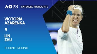 Victoria Azarenka v Lin Zhu Extended Highlights | Australian Open 2023 Fourth Round