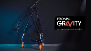 Proaim Gravity Heavy-duty Camera Tripod Stand - Flat Mount Base, 250kg/551lb Payload| Feature Shots