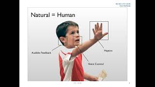 SC35 WG9 Natural user interfaces and interactions