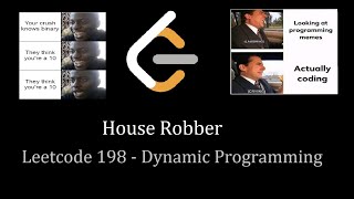 House Robber (Leetcode 198) - Dynamic Programming Java