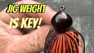 THIS Jig Weight That Triggers The Most Bass Strikes…