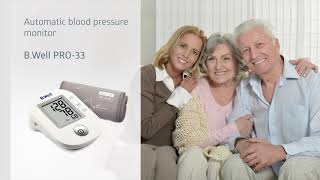 B.Well PRO 33 Automatic blood pressure monitor