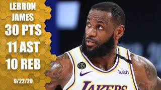 LeBron James posts triple-double for Lakers vs. Nuggets [GAME 3 HIGHLIGHTS] | 2020 NBA Playoffs