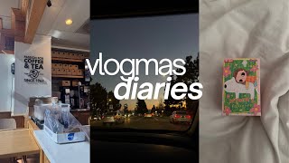 vlogmas diaries 16-20⋆⁺₊❅. | christmas shopping , unboxing , busy days , cafe