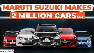 Maruti Suzuki Hits 20 Lakh Production Milestone: Focus On Large Cars \u0026 20% Export Target By 2030