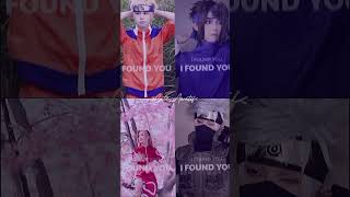 Team 7 Naruto edit |#naruto #sasuke #sakura #kakashi #cosplay #unforgettable #edit