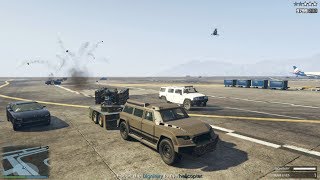 GTA 5 Gunrunning DLC - Anti-Aircraft Trailer Mission (Exit Strategy)