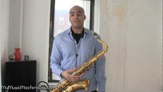 Wayne Escoffery Jazz Saxophone Masterclass