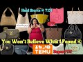 TEMU Haul 2024|Temu Designer Bag Dupes|Temu Dupes|FT Hazel Luxury|Temu Hidden Gems|Temu Dupe Found