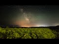 time lapse 059 菜の花畑 stardust from the field of rapeseed