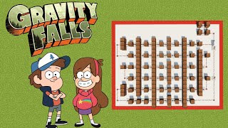 "Gravity Falls Theme" Minecraft Note Blocks Tutorial