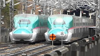 東北新幹線の緩速通過映像集 Tohoku Shinkansen low speed passing