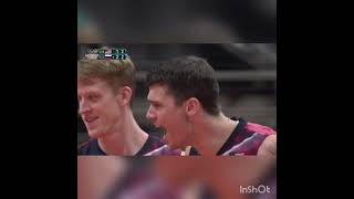 USA vs Russia mens volleyball 2016 Olympic  Matt Anderson Block