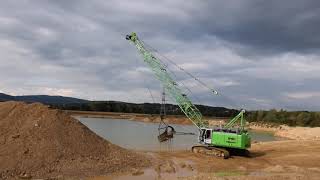 Sennebogen 640E dragline - Wolf Kies GmbH