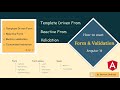 Validation with Template Driven Form in Angular 16
