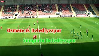 Osmancık Belediyespor - Sungurlu Belediyespor Karşılaşması - 2. Yarı - Canlı Yayın