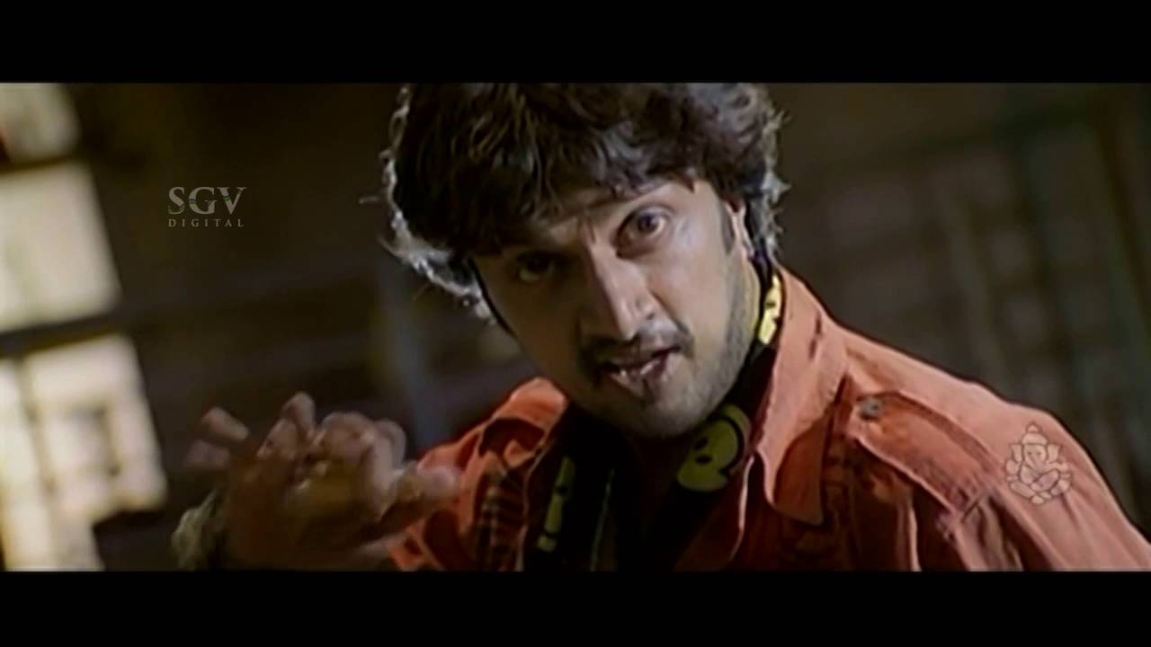 Kiccha Sudeep Rejects Heroine's Love | Gooli Kannada Movie | Kannada ...