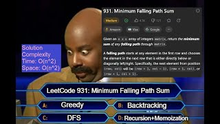 Minimum Falling Path Sum Explained: Ace Your LeetCode Technical Interview With Coding Card Sharp