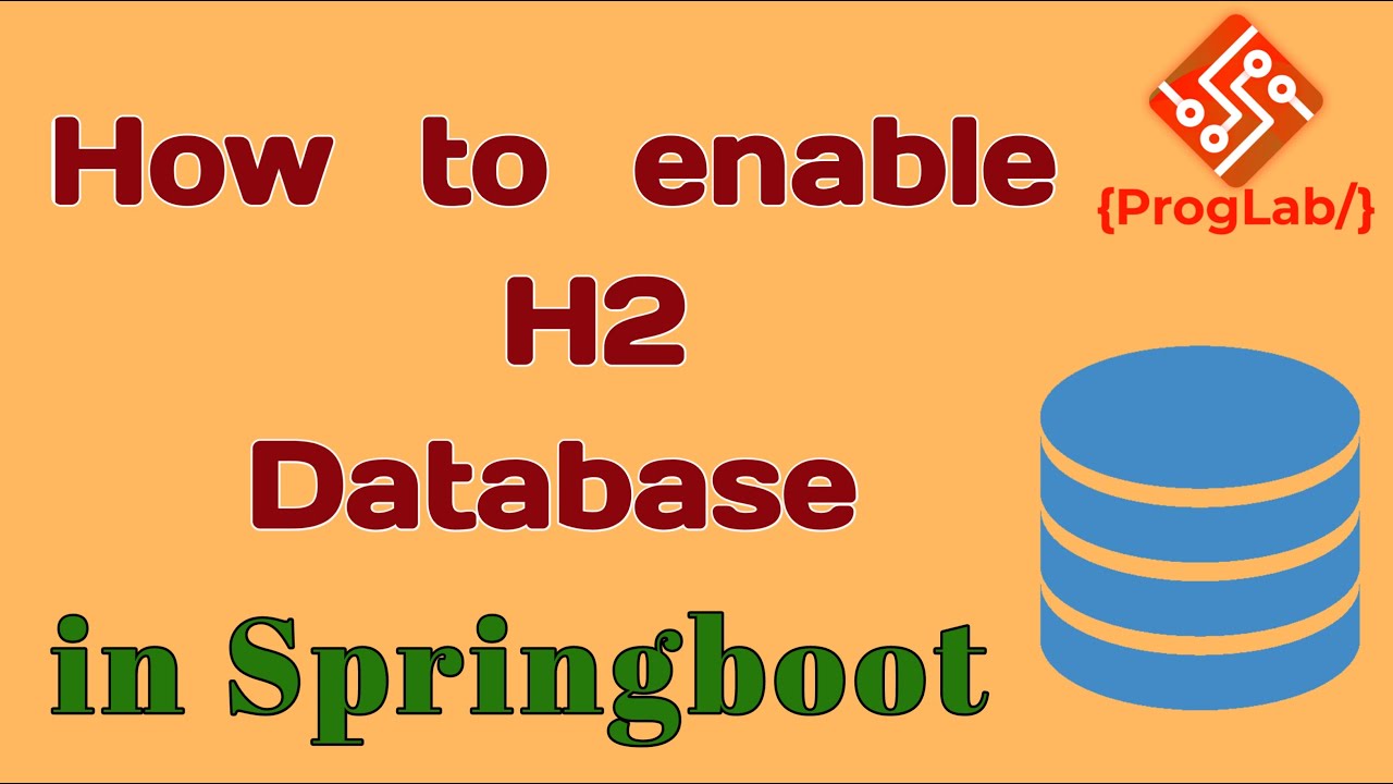 How To Implement H2 Database In Spring Boot Project | #proglab # ...