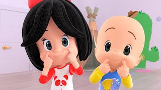 Head Shoulders Knees and Toes | Cleo & Cuquin: Fun Nursery Rhymes