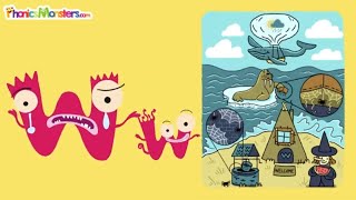 Level 1 - Video 7.9 Sing Ww ~ Phonicsmonsters.com