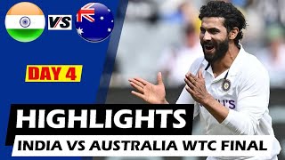 India vs Australia WTC FINAL 2023 DAY 4 Highlights |10th June 2023|AUS vs IND today match highlights