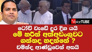 ටෝච් වැඩේ දුර දිග යයි මේ හරීන් අත්අඩංගුවට ගන්නද හදන්නේ ? චමින්ද ආණ්ඩුවෙන් අසයි