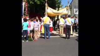 Corpus Christi Prozession-Fronleichnams-Prozession Wurmannsquick 2015