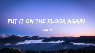 LATTO - Put it on the floor again (Lyrics)