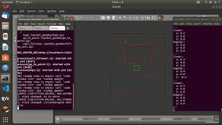 Bug 1 navigation algorithm simulation on Gazebo