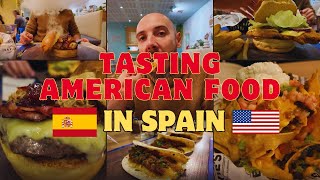 We Try American 🇺🇸 Food in Spain 🇪🇸
