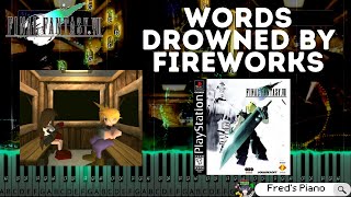 Words Drowned by Fireworks (花火に消された言葉,) (Final Fantasy VII OST) Piano Tutorial #finalfantasy7